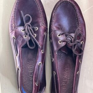 Sperry Brown Leather Boat Shoes Timeless Comfort